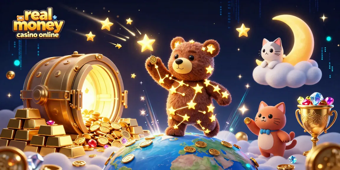 Experience excitement at a real money casino online with vibrant treasures and whimsical characters.